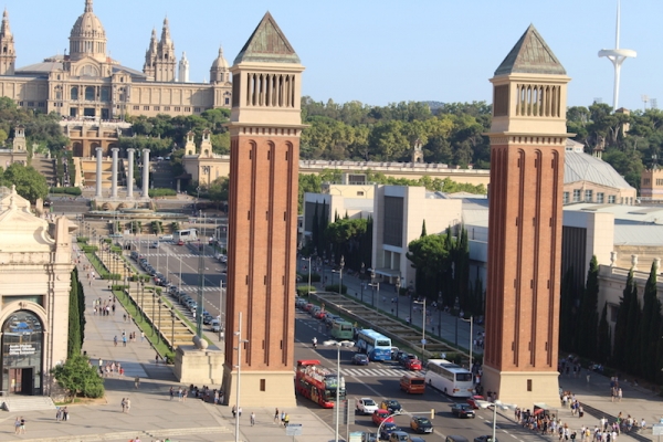 Plaza de la Catalunha.